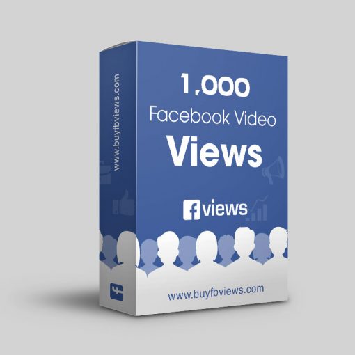 Buy 1K facebook video views. Delivery – Instant to 1 hour