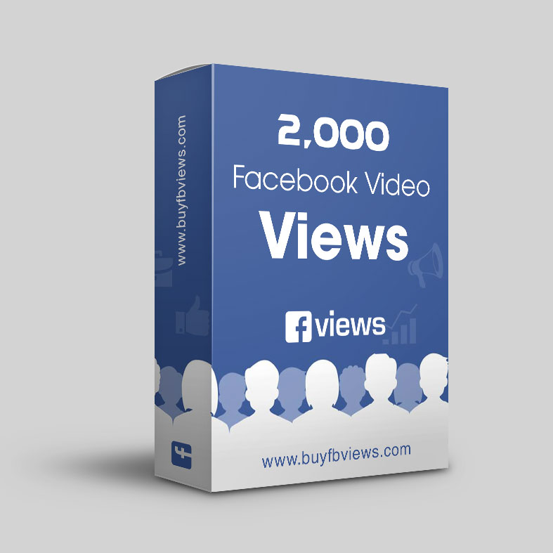 Buy 2000 facebook video views