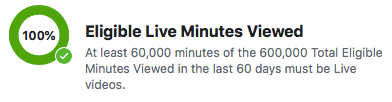 60K Live Minutes Watchtime To Complete In-Stream Ads For Live Step